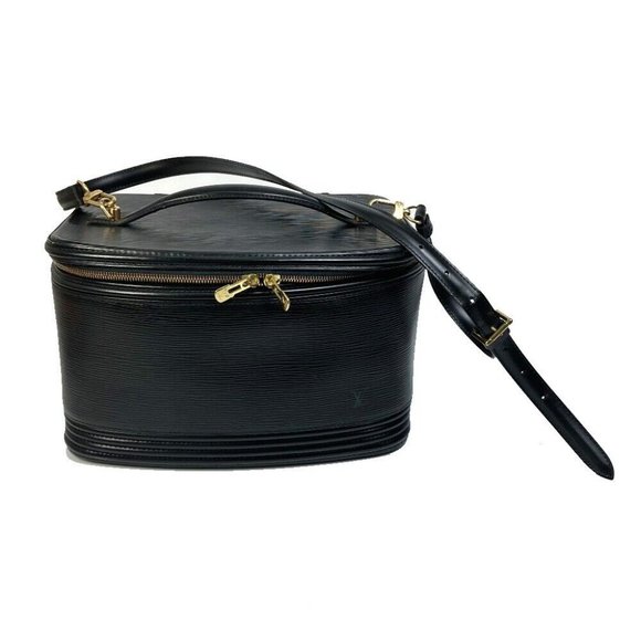 Authentic LOUIS VUITTON M48012 Epi Nice 2WAY vanity bag Shoulder - Picture 1 of 12